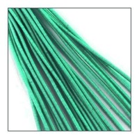 Fil élastique gainé 1mm vert jade au mètre