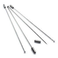 Epingle à chapeau 120mm vieil argent