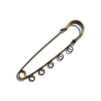 Support de broche épingle à kilt 70mm bronze