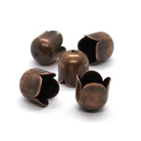 Embouts coupelle tulipe 8mm cuivre x10