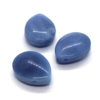 Perle goutte aventurine bleue 20mm