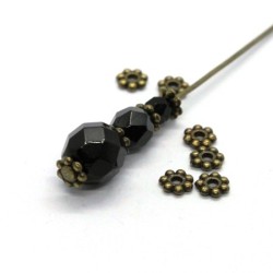 Perles métal rondelles