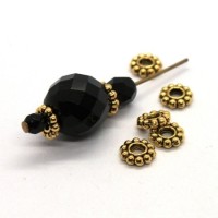 Perles métal rondelles roues