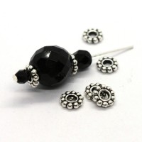 Perles métal rondelles roues