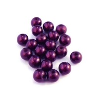 Perle magique 6mm violet foncé x20