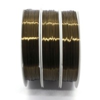 Bobine fil cuivre bronze 0,3mm x 20m