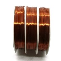 Bobine fil cuivre marron 0,5mm x 8m