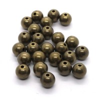 Perles CCB rondes 8mm bronze x25