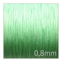 Fil de jade nylon tressé 0,8mm vert clair