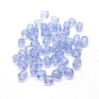 Perles à facettes 3mm bleu x50