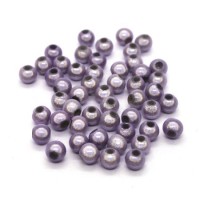 Perles magiques 4mm lilas x50