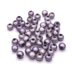 Perles magiques 4mm lilas x50