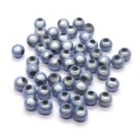 Perles magiques 4mm bleu clair x50