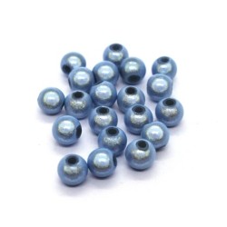 Perle magique 6mm bleu clair x20