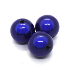 perle magique bleu foncé 14mm x5
