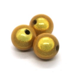 perle magique jaune 14mm x5