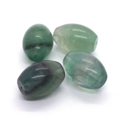 Perle olive 18mm fluorite
