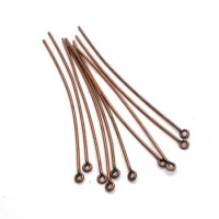 Tiges anneau pour bijoux 57mm cuivre