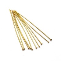 Tiges clou pour bijoux 57mm dorées