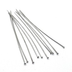 Tiges clou pour bijoux 62mm vieil argent