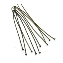 Tiges clou pour bijoux 62mm bronze