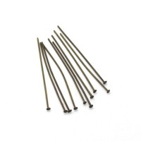 Tiges clou pour bijoux 40mm bronze