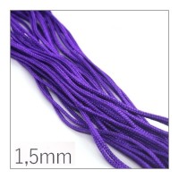 Fil de jade nylon tressé 1,5mm violet