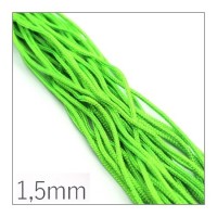 Fil de jade nylon tressé 1,5mm vert fluo