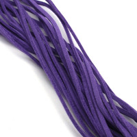 Cordon lacet suédine plat 2,5mm violet