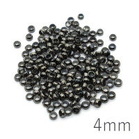 200 perles à écraser 3mm gunmetal
