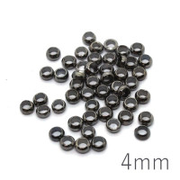 50 perles à écraser 3mm gunmetal