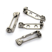 Supports pour broches épingles vieil argent 21mm