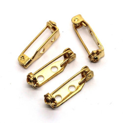 Supports pour broches épingles dorées 21mm