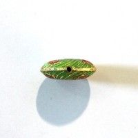 Disque cloisonné 32mm rouge brique x1