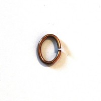 Anneau 5mm argenté x10