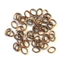 Anneau 5mm argenté x10