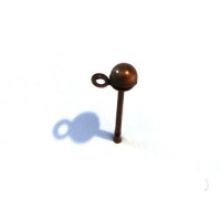 Boucle d'oreille cuivre x10