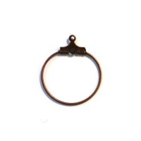 Anneaux créoles pour boucles d'oreilles cuivre