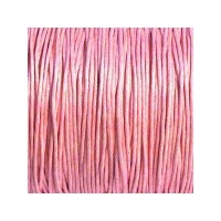 Lacet coton 0,8mm rose