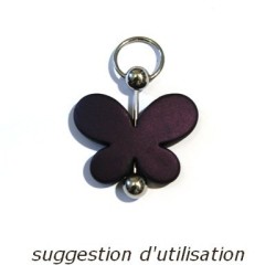 Pendentif à garnir 48mm nickel