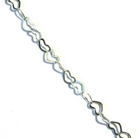 Chaine maille ovale bronze 50cm