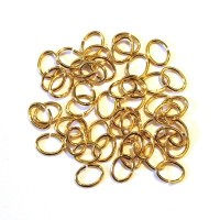 Anneau 5mm argenté x10