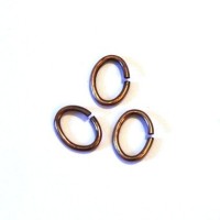 Anneau 5mm argenté x10