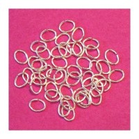 Anneau 5mm argenté x10