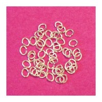 Anneau 5mm argenté x10