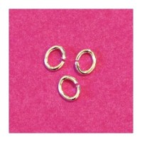 Anneau 5mm argenté x10