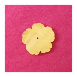 Fleur en nacre taillée 40mm blanc