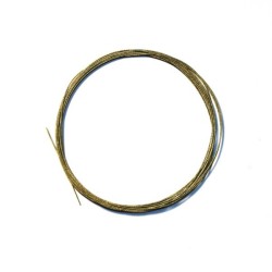 2m/5m Fil câblé pour bijoux 0,38mm couleur vert olivine