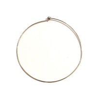 Tour de cou métal vieil argent 12 cm