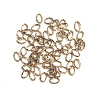 Anneau 5mm argenté x10